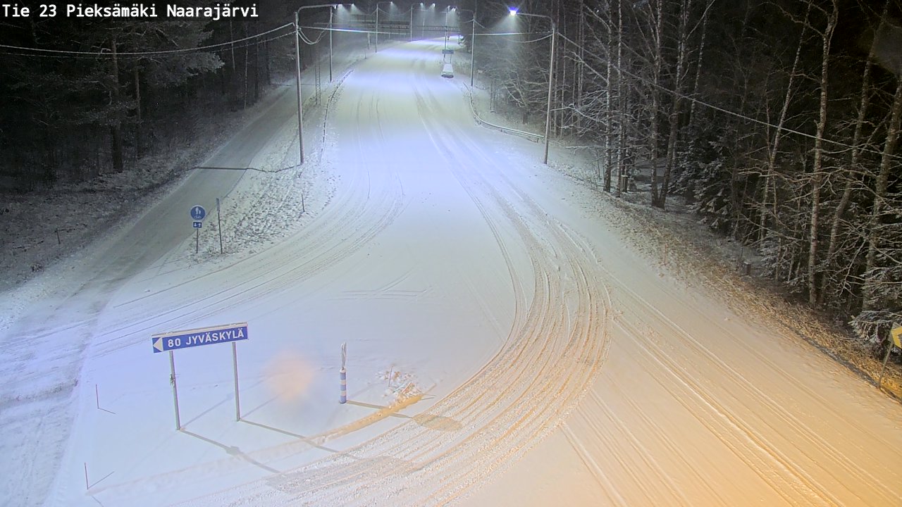 Kelikamerat Kuva Tie 23 Pieksämäki, Naarajärvi, Pieksämäki, Etelä-Savo