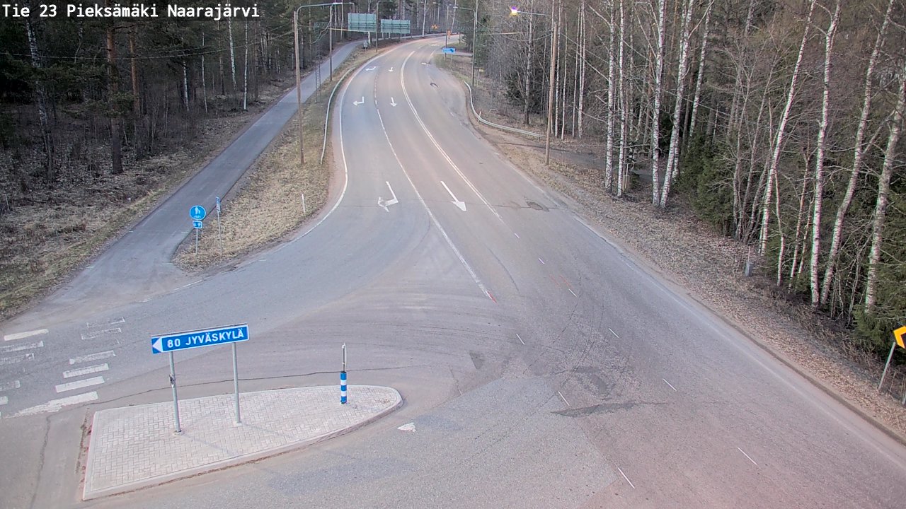 Kelikamerat Kuva Tie 23 Pieksämäki, Naarajärvi, Pieksämäki, Etelä-Savo
