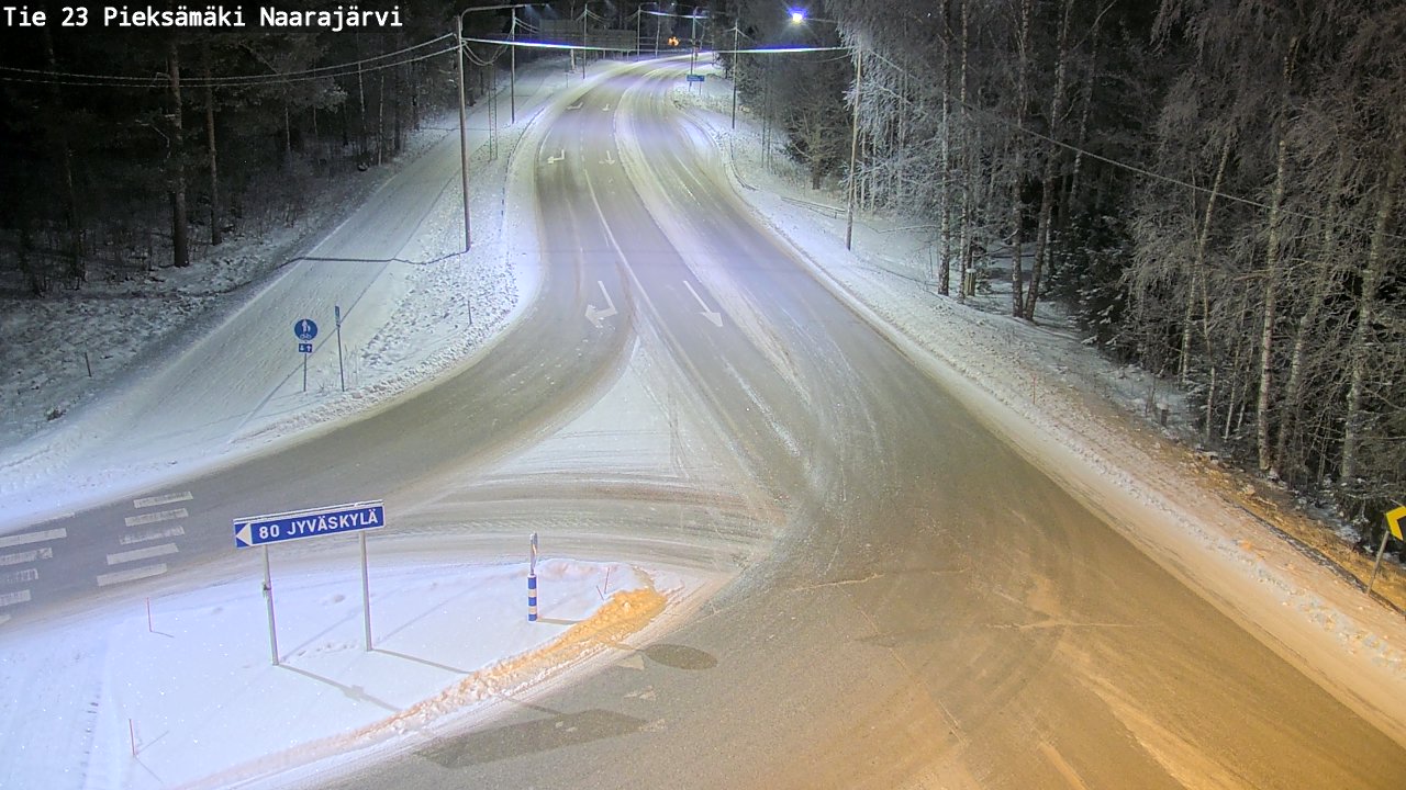 Kelikamerat Kuva Tie 23 Pieksämäki, Naarajärvi, Pieksämäki, Etelä-Savo