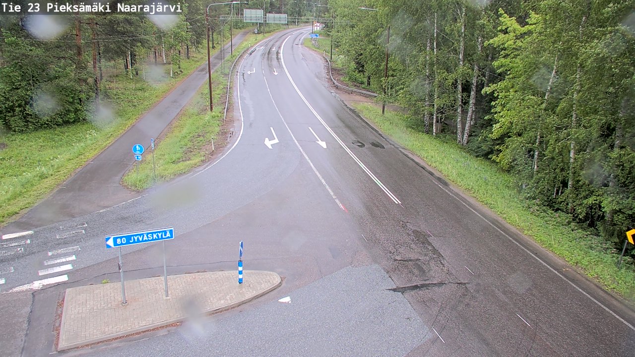Kelikamerat Kuva Tie 23 Pieksämäki, Naarajärvi, Pieksämäki, Etelä-Savo