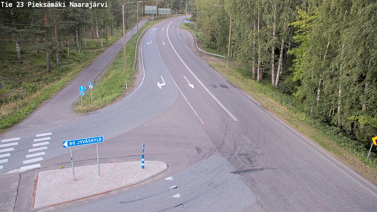 Kelikamerat Kuva Tie 23 Pieksämäki, Naarajärvi, Pieksämäki, Etelä-Savo