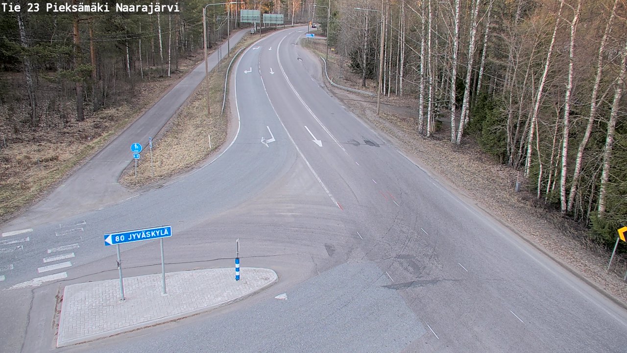 Kelikamerat Kuva Tie 23 Pieksämäki, Naarajärvi, Pieksämäki, Etelä-Savo