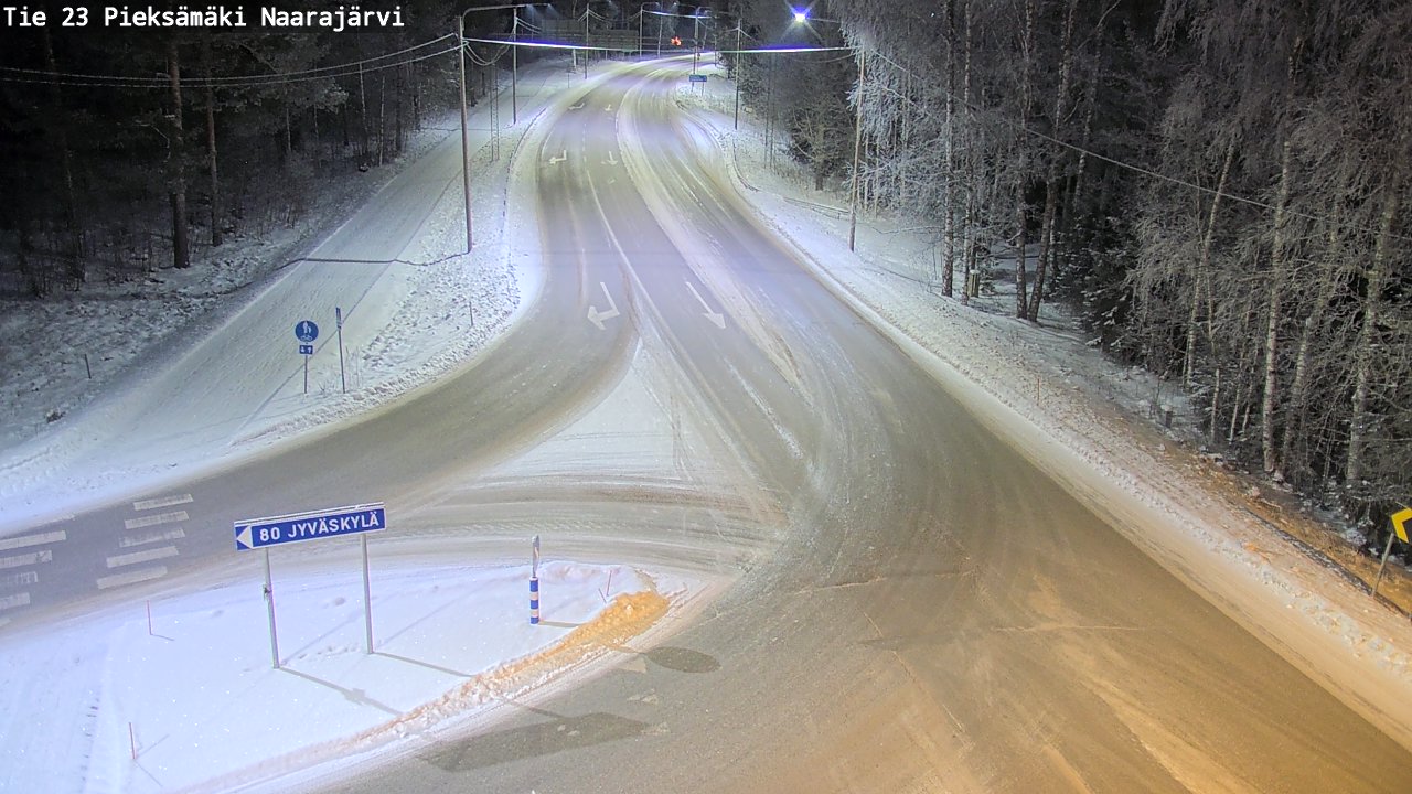 Kelikamerat Kuva Tie 23 Pieksämäki, Naarajärvi, Pieksämäki, Etelä-Savo