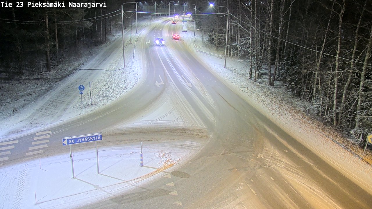 Kelikamerat Kuva Tie 23 Pieksämäki, Naarajärvi, Pieksämäki, Etelä-Savo