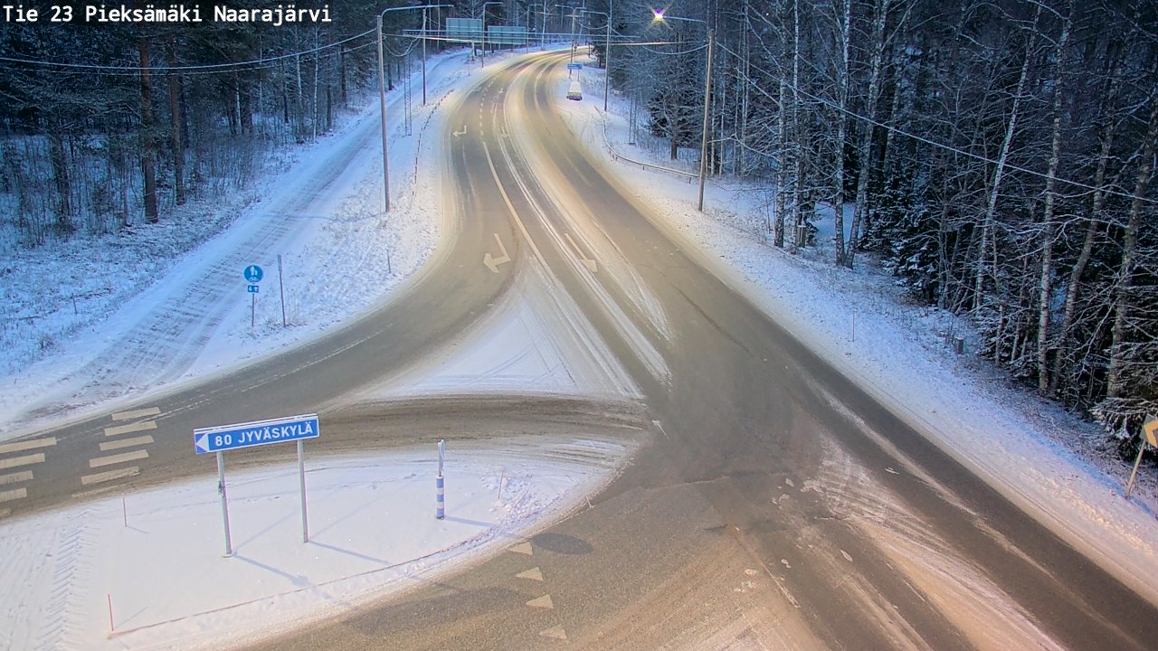 Kelikamerat Kuva Tie 23 Pieksämäki, Naarajärvi, Pieksämäki, Etelä-Savo