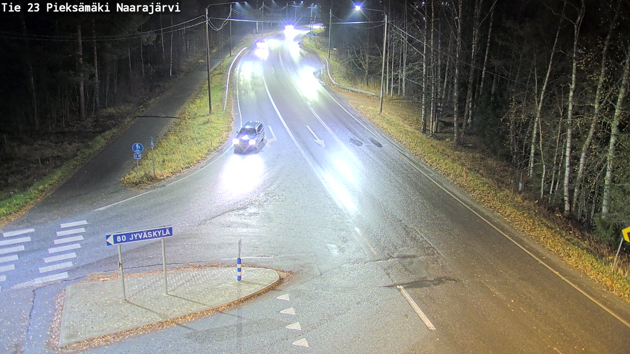Kelikamerat Kuva Tie 23 Pieksämäki, Naarajärvi, Pieksämäki, Etelä-Savo