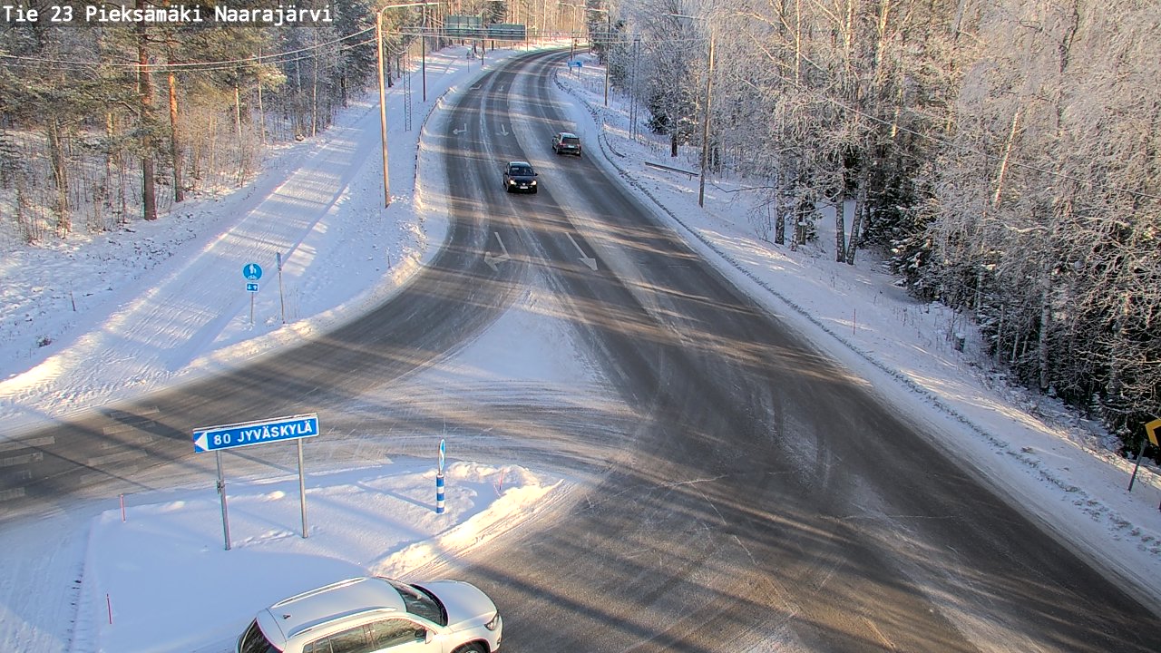 Weather Camera Image Road 23 Pieksämäki, Naarajärvi, Pieksämäki, Etelä-Savo