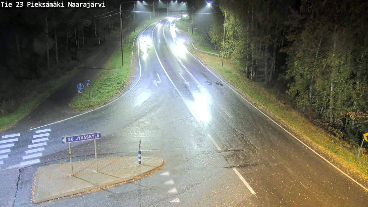 Weather Camera Image Road 23 Pieksämäki, Naarajärvi, Pieksämäki, Etelä-Savo