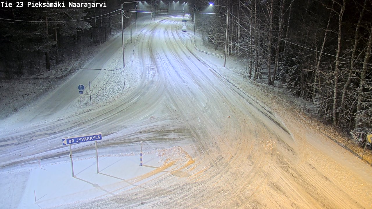 Kelikamerat Kuva Tie 23 Pieksämäki, Naarajärvi, Pieksämäki, Etelä-Savo