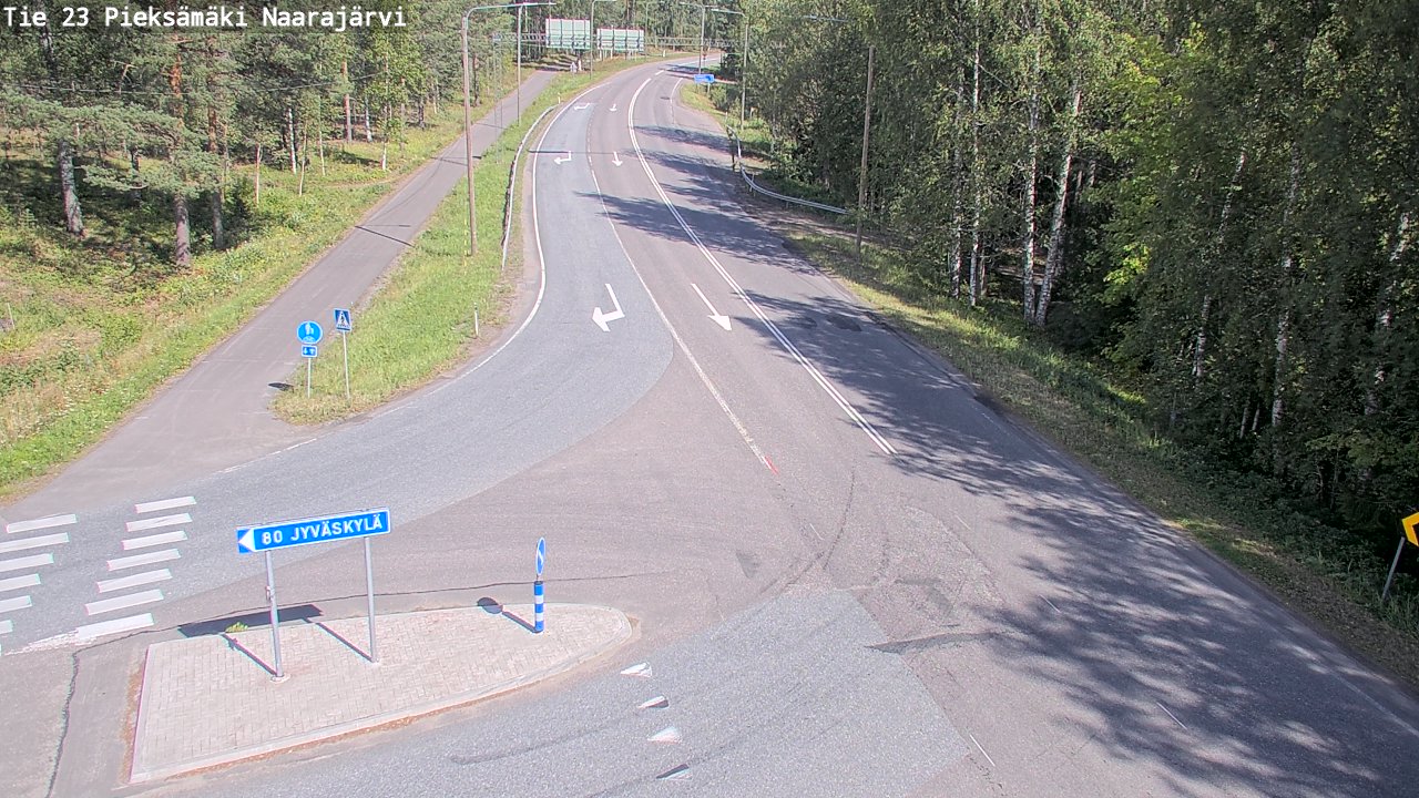 Kelikamerat Kuva Tie 23 Pieksämäki, Naarajärvi, Pieksämäki, Etelä-Savo