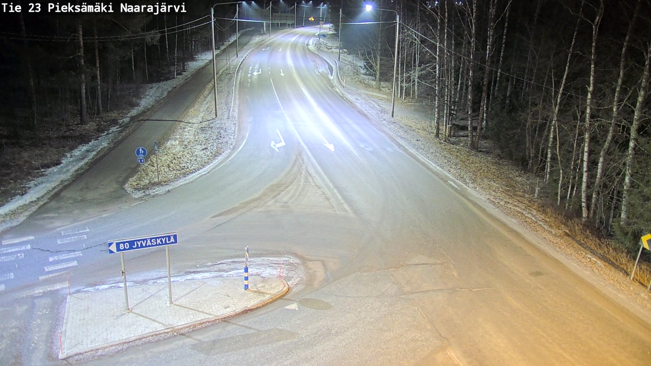Kelikamerat Kuva Tie 23 Pieksämäki, Naarajärvi, Pieksämäki, Etelä-Savo