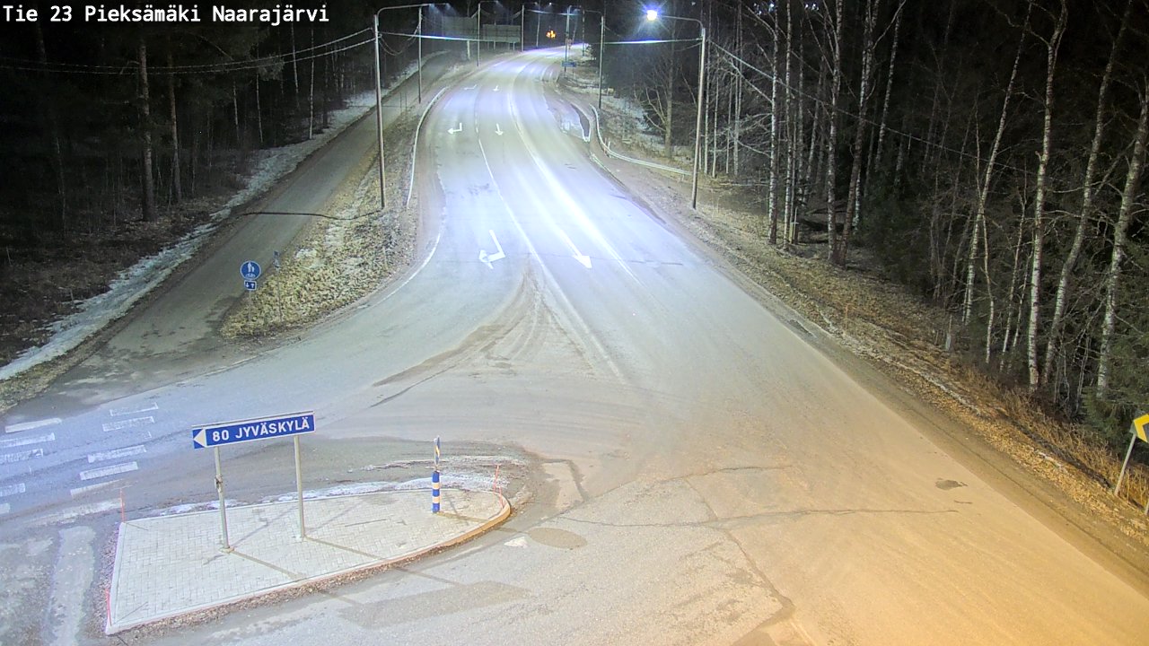 Kelikamerat Kuva Tie 23 Pieksämäki, Naarajärvi, Pieksämäki, Etelä-Savo
