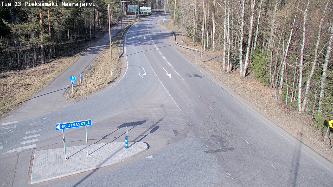 Kelikamerat Kuva Tie 23 Pieksämäki, Naarajärvi, Pieksämäki, Etelä-Savo