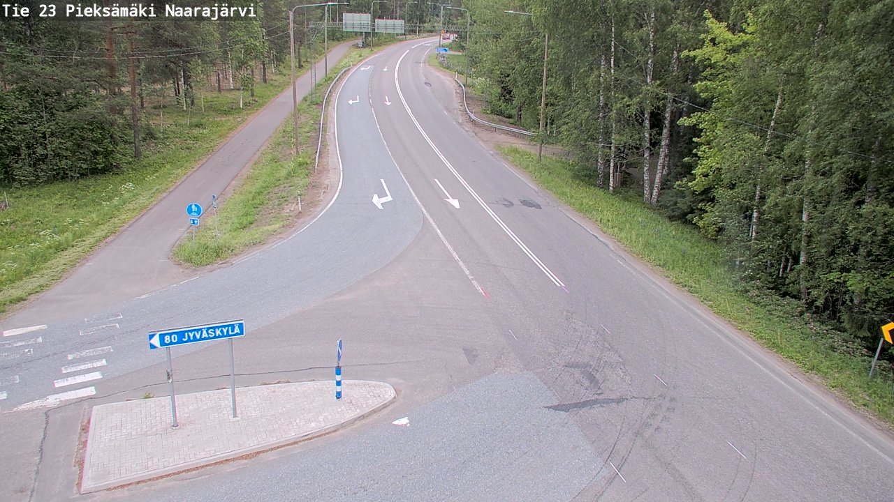 Kelikamerat Kuva Tie 23 Pieksämäki, Naarajärvi, Pieksämäki, Etelä-Savo