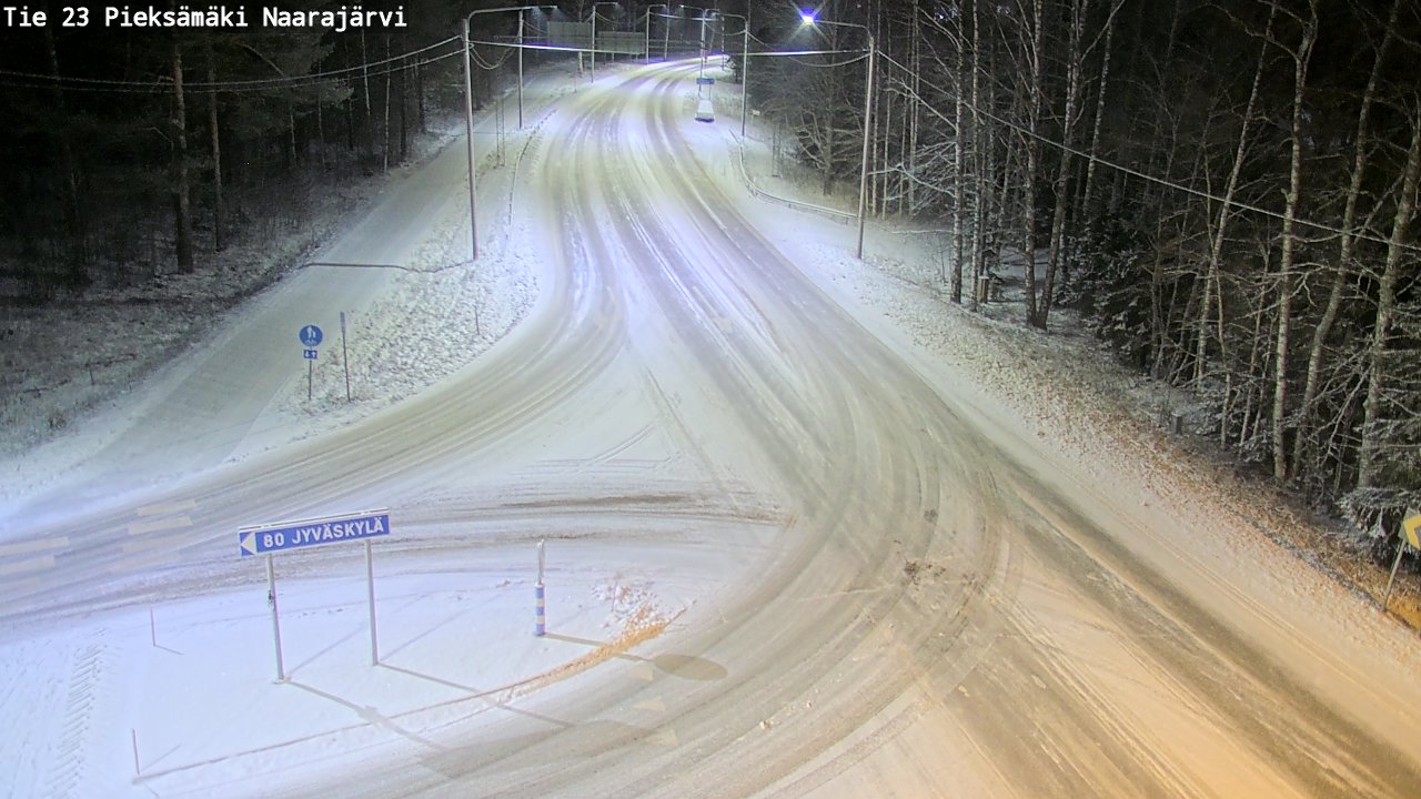 Kelikamerat Kuva Tie 23 Pieksämäki, Naarajärvi, Pieksämäki, Etelä-Savo