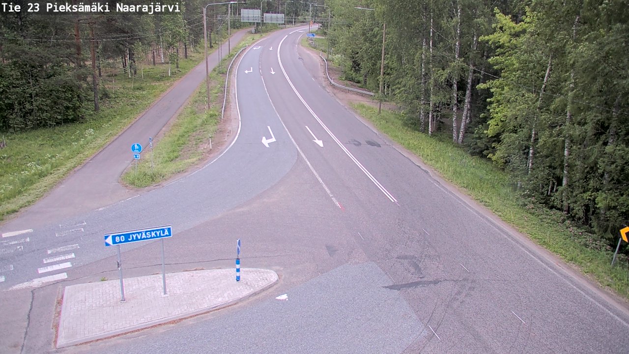 Kelikamerat Kuva Tie 23 Pieksämäki, Naarajärvi, Pieksämäki, Etelä-Savo