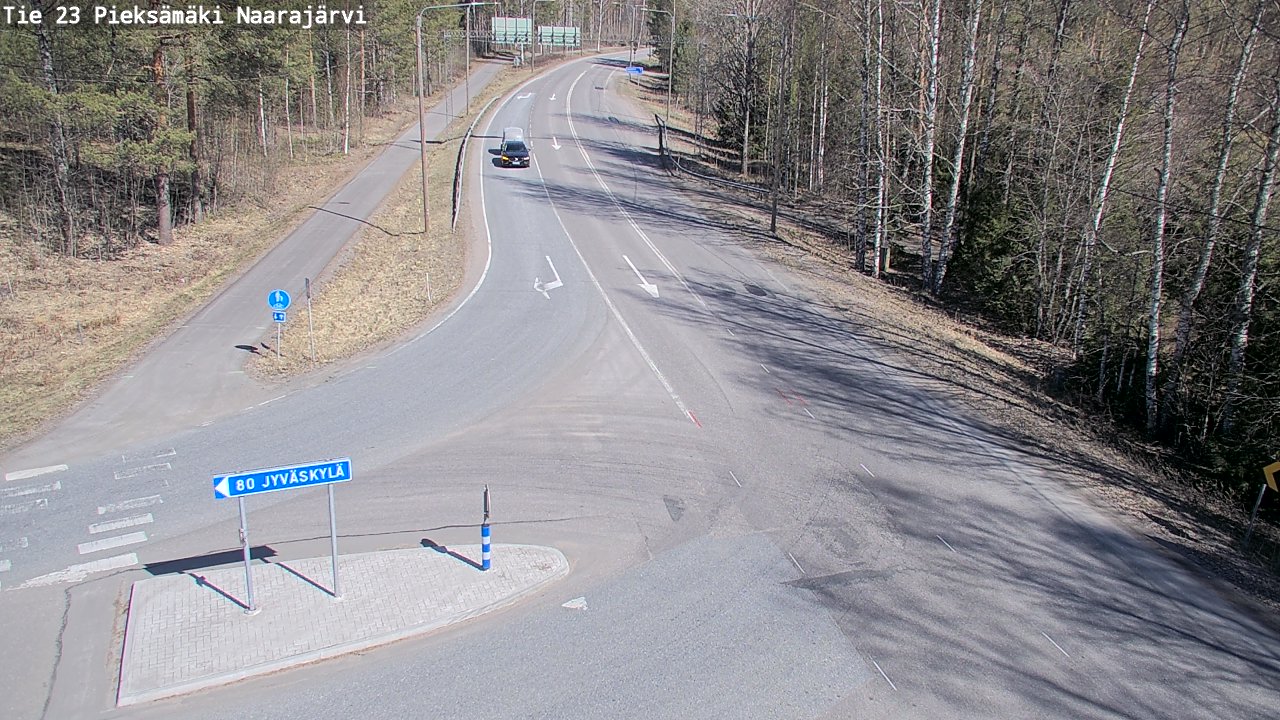 Kelikamerat Kuva Tie 23 Pieksämäki, Naarajärvi, Pieksämäki, Etelä-Savo