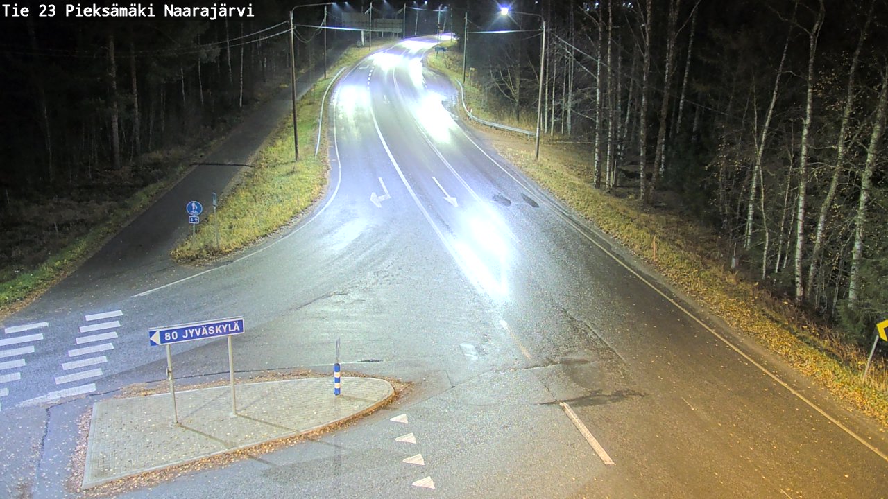 Kelikamerat Kuva Tie 23 Pieksämäki, Naarajärvi, Pieksämäki, Etelä-Savo