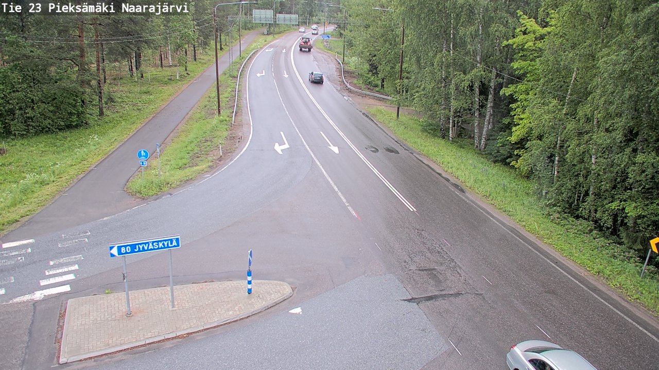 Weather Camera Image Road 23 Pieksämäki, Naarajärvi, Pieksämäki, Etelä-Savo