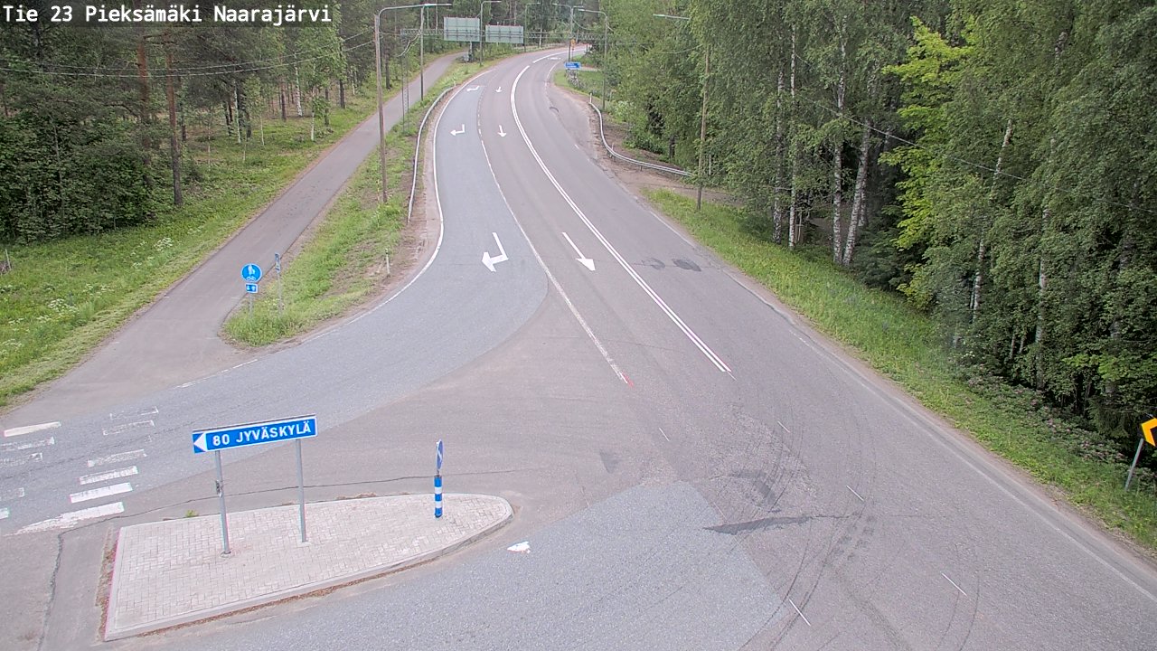 Kelikamerat Kuva Tie 23 Pieksämäki, Naarajärvi, Pieksämäki, Etelä-Savo