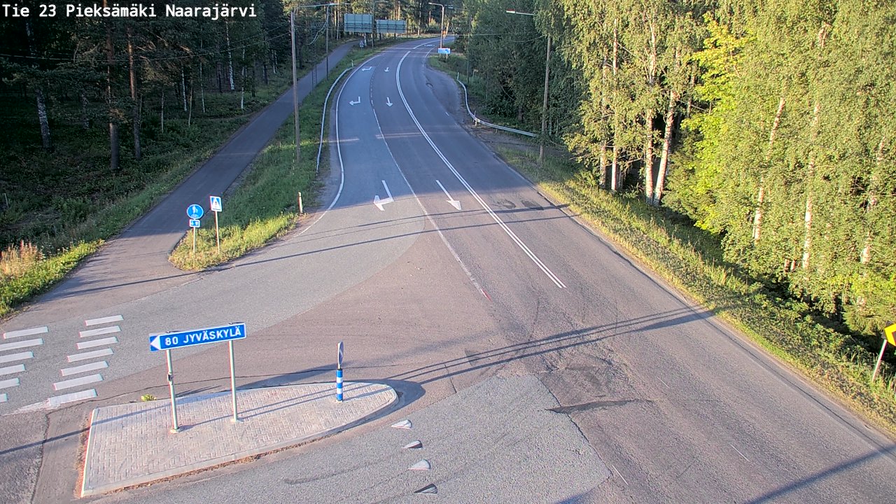 Kelikamerat Kuva Tie 23 Pieksämäki, Naarajärvi, Pieksämäki, Etelä-Savo