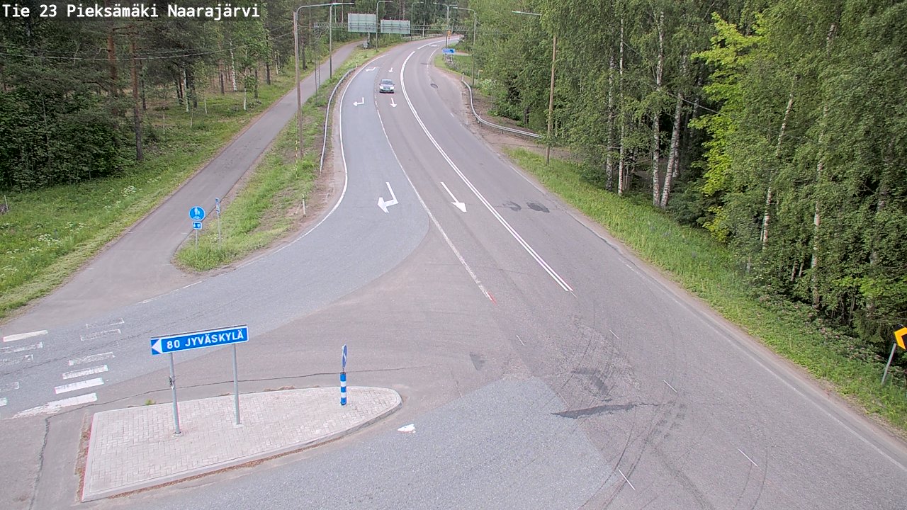Kelikamerat Kuva Tie 23 Pieksämäki, Naarajärvi, Pieksämäki, Etelä-Savo