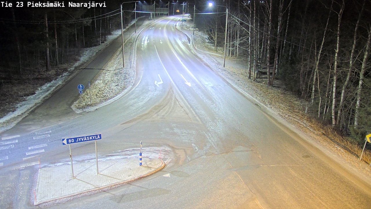 Kelikamerat Kuva Tie 23 Pieksämäki, Naarajärvi, Pieksämäki, Etelä-Savo