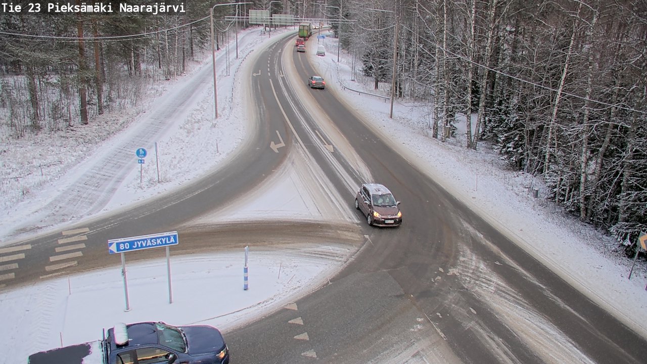 Kelikamerat Kuva Tie 23 Pieksämäki, Naarajärvi, Pieksämäki, Etelä-Savo