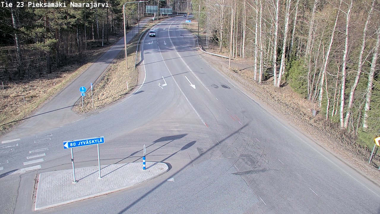 Kelikamerat Kuva Tie 23 Pieksämäki, Naarajärvi, Pieksämäki, Etelä-Savo