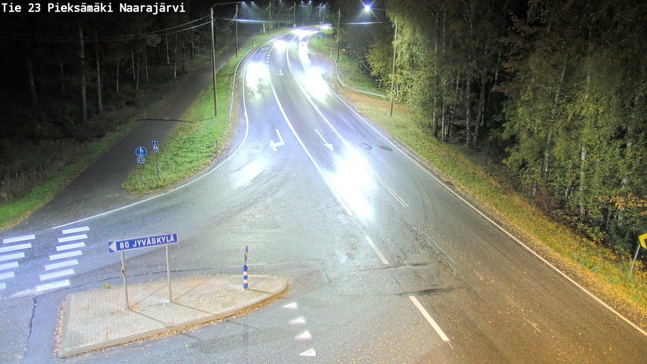 Weather Camera Image Road 23 Pieksämäki, Naarajärvi, Pieksämäki, Etelä-Savo