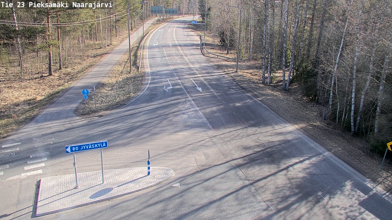 Kelikamerat Kuva Tie 23 Pieksämäki, Naarajärvi, Pieksämäki, Etelä-Savo