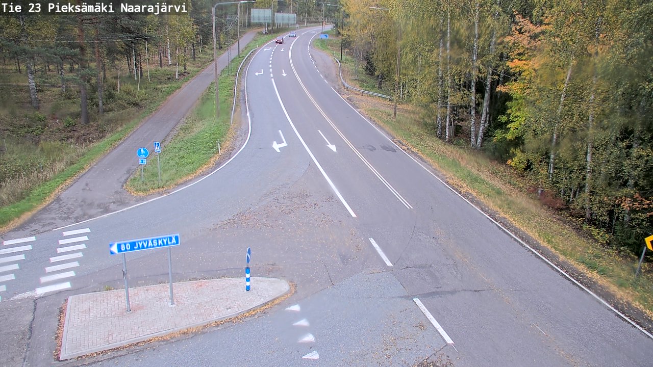 Weather Camera Image Road 23 Pieksämäki, Naarajärvi, Pieksämäki, Etelä-Savo