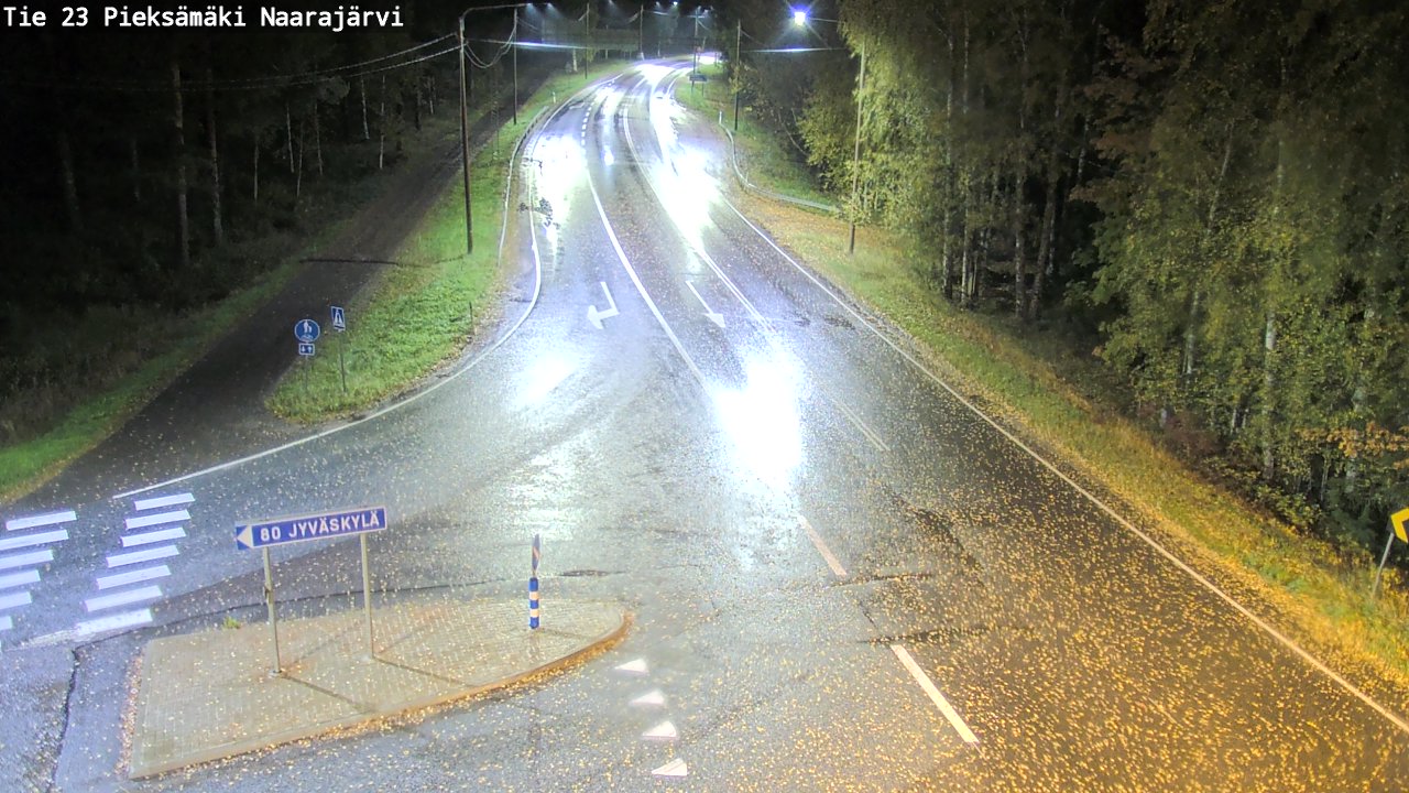 Weather Camera Image Road 23 Pieksämäki, Naarajärvi, Pieksämäki, Etelä-Savo