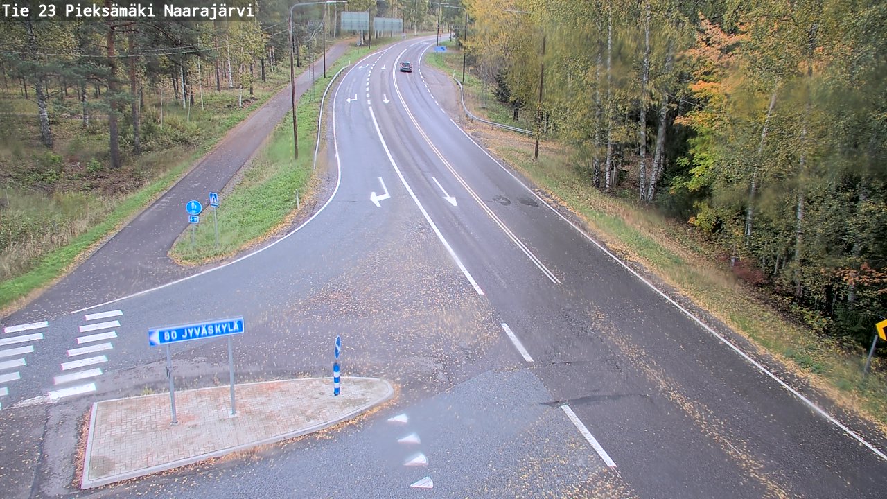 Weather Camera Image Road 23 Pieksämäki, Naarajärvi, Pieksämäki, Etelä-Savo