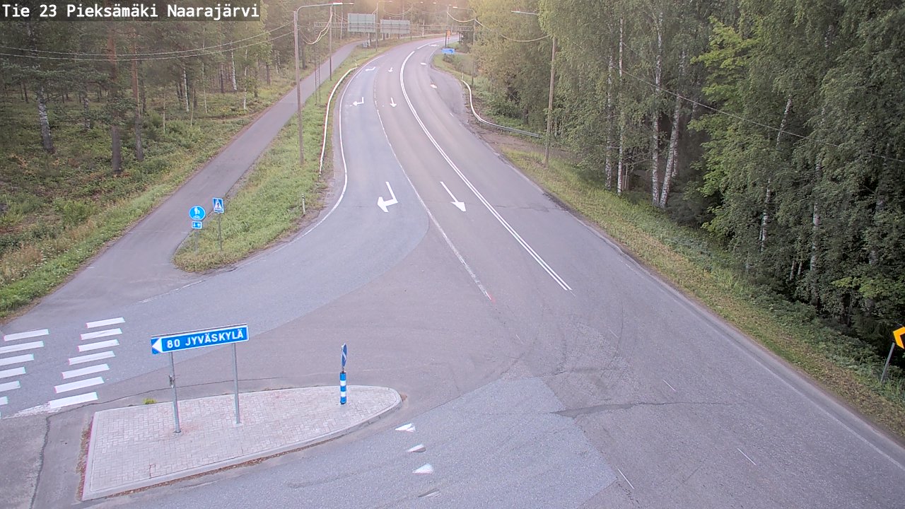 Kelikamerat Kuva Tie 23 Pieksämäki, Naarajärvi, Pieksämäki, Etelä-Savo