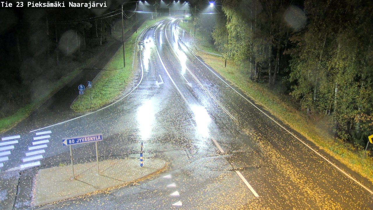 Weather Camera Image Road 23 Pieksämäki, Naarajärvi, Pieksämäki, Etelä-Savo