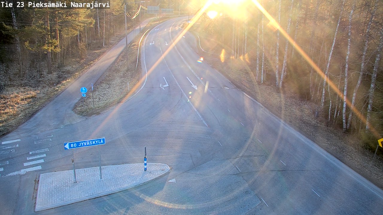 Kelikamerat Kuva Tie 23 Pieksämäki, Naarajärvi, Pieksämäki, Etelä-Savo