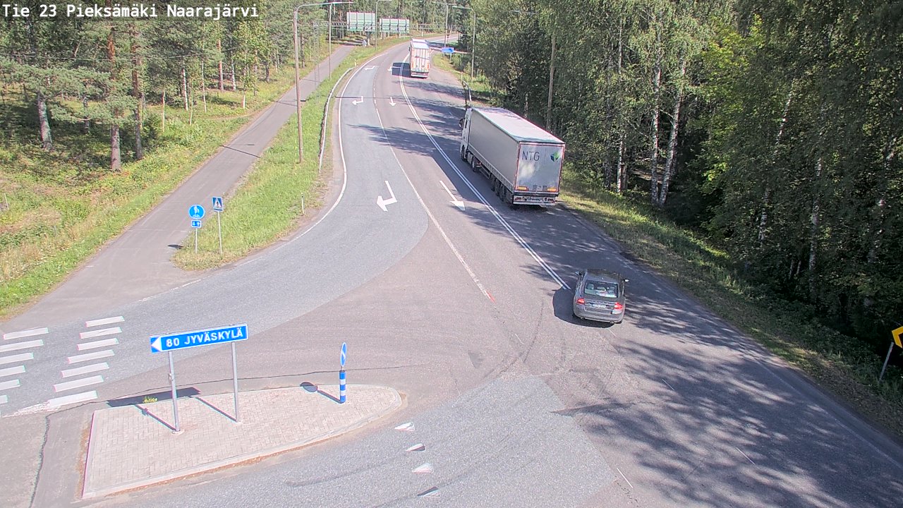 Kelikamerat Kuva Tie 23 Pieksämäki, Naarajärvi, Pieksämäki, Etelä-Savo
