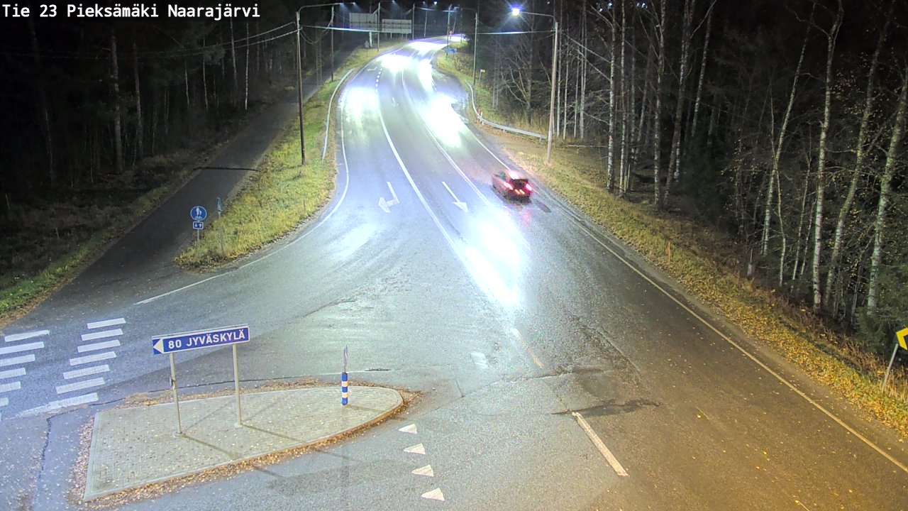 Kelikamerat Kuva Tie 23 Pieksämäki, Naarajärvi, Pieksämäki, Etelä-Savo