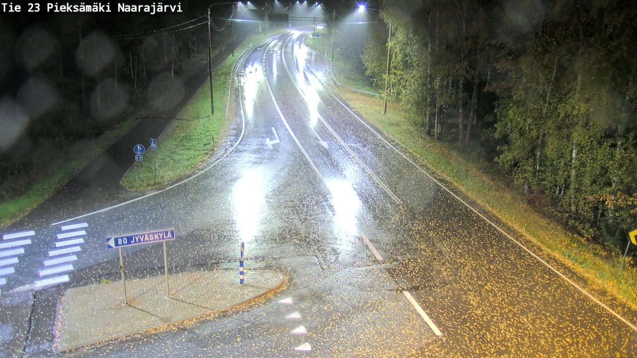 Weather Camera Image Road 23 Pieksämäki, Naarajärvi, Pieksämäki, Etelä-Savo