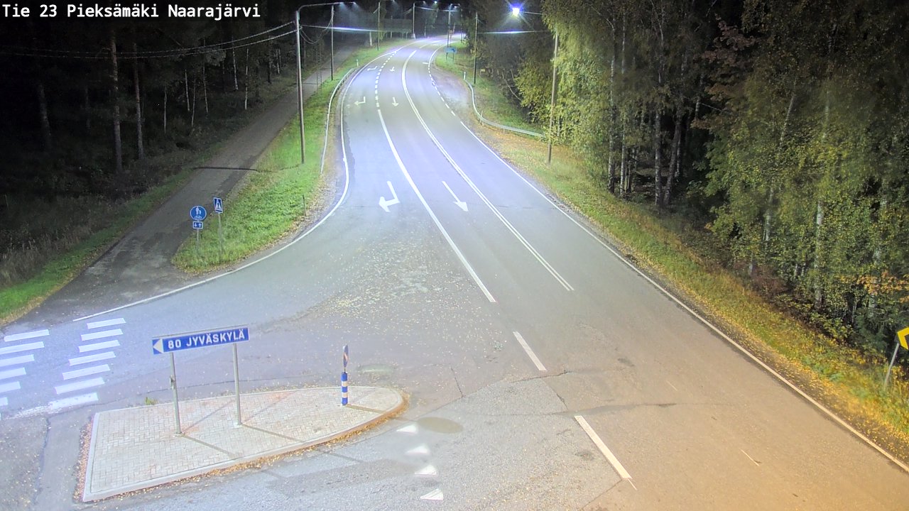 Weather Camera Image Road 23 Pieksämäki, Naarajärvi, Pieksämäki, Etelä-Savo