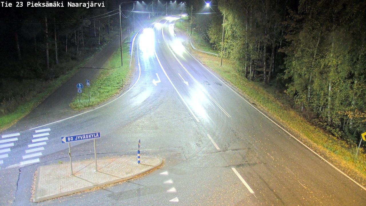 Weather Camera Image Road 23 Pieksämäki, Naarajärvi, Pieksämäki, Etelä-Savo
