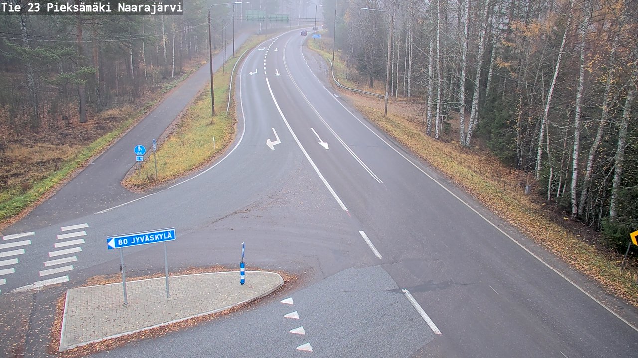 Kelikamerat Kuva Tie 23 Pieksämäki, Naarajärvi, Pieksämäki, Etelä-Savo