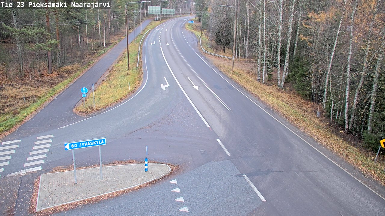 Kelikamerat Kuva Tie 23 Pieksämäki, Naarajärvi, Pieksämäki, Etelä-Savo