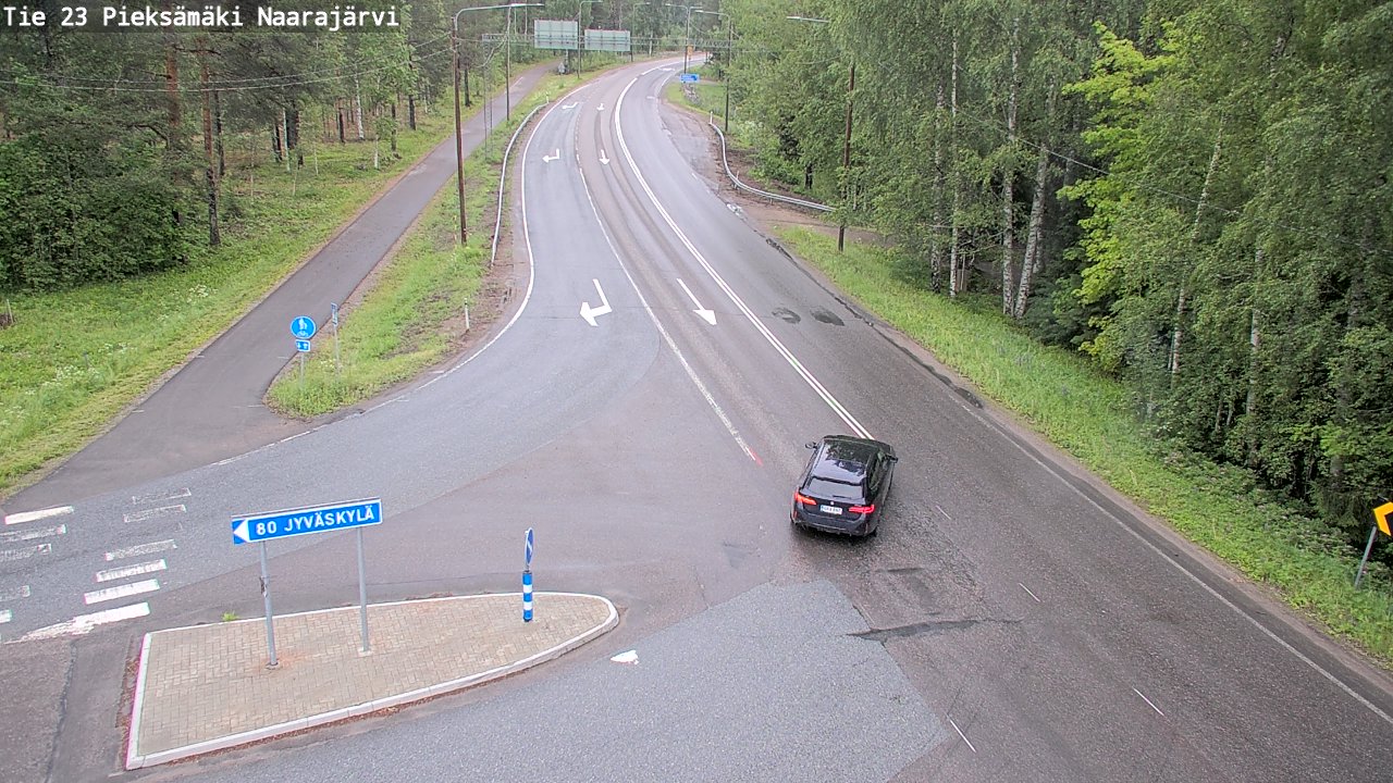 Weather Camera Image Road 23 Pieksämäki, Naarajärvi, Pieksämäki, Etelä-Savo