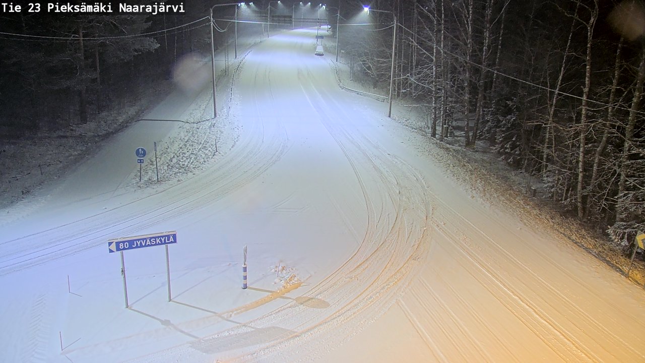 Kelikamerat Kuva Tie 23 Pieksämäki, Naarajärvi, Pieksämäki, Etelä-Savo