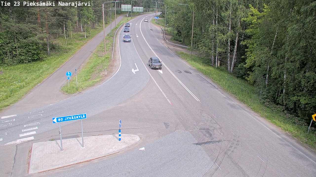 Kelikamerat Kuva Tie 23 Pieksämäki, Naarajärvi, Pieksämäki, Etelä-Savo