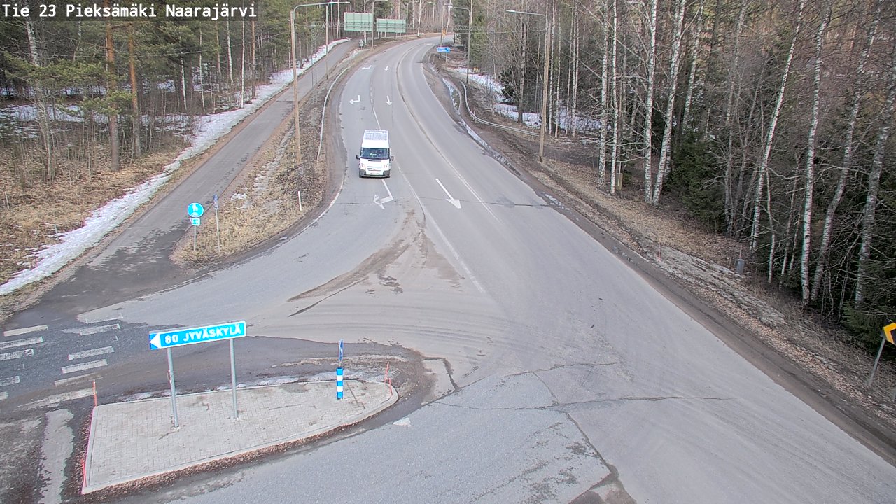 Kelikamerat Kuva Tie 23 Pieksämäki, Naarajärvi, Pieksämäki, Etelä-Savo