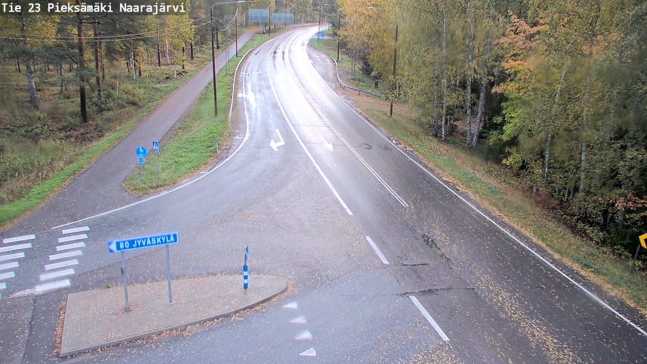 Weather Camera Image Road 23 Pieksämäki, Naarajärvi, Pieksämäki, Etelä-Savo