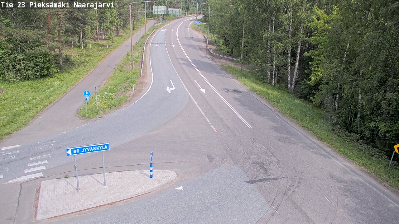 Kelikamerat Kuva Tie 23 Pieksämäki, Naarajärvi, Pieksämäki, Etelä-Savo
